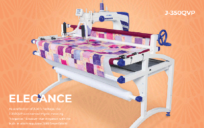 NEW: Miyabi J-350QVP with JUKI SmartStitch 