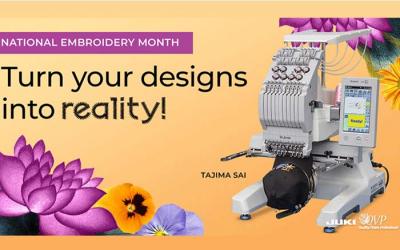 National Embroidery Month Promotion