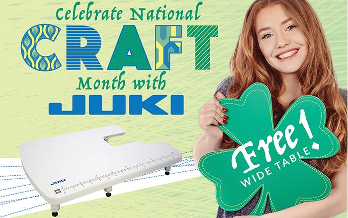 Celebrate National Craft Month with JUKI