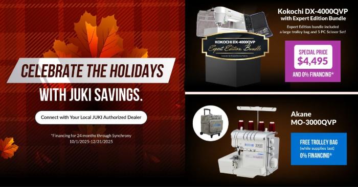 Fall into JUKI Savings!