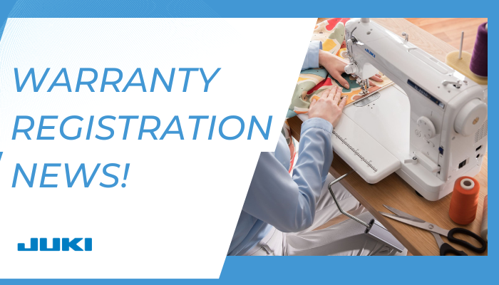 Warranty Registration News!
