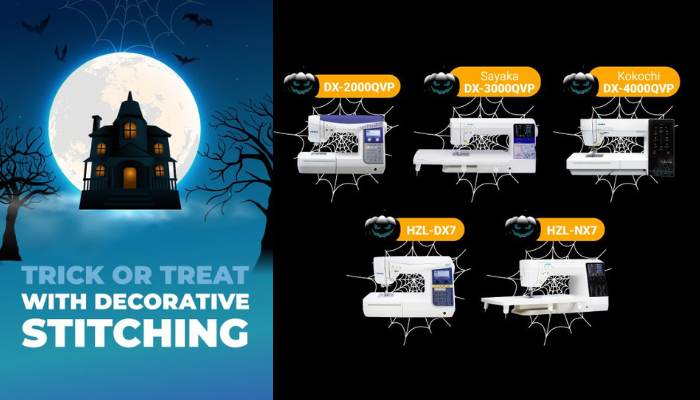 Trick or Treat with Decorative Stitches!
