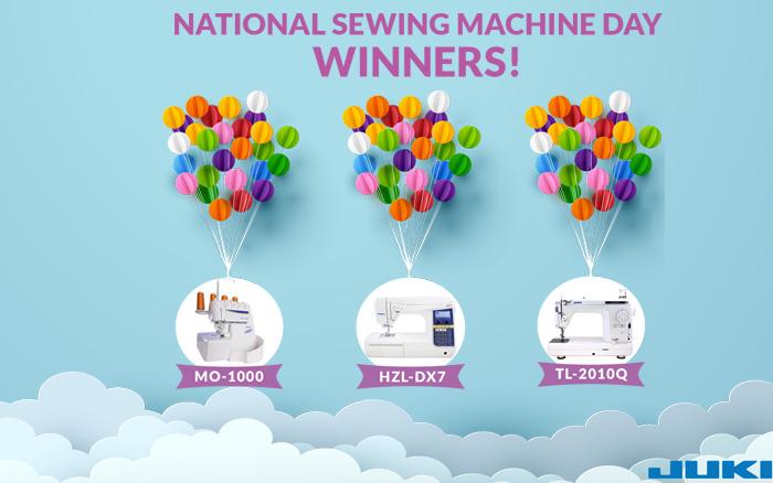 National Sewing Machine Day Winner Announcement