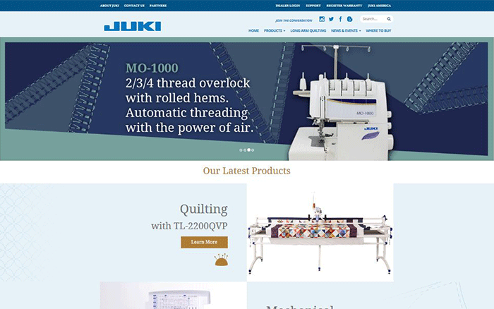 The Redesigned JUKIHome Website
