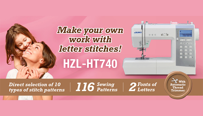 New Compact Computerized Sewing Machine: HZL-HT740!