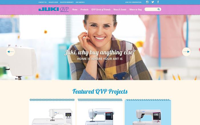 Juki Home Sewing is excited to release the New Juki QVP Website.  