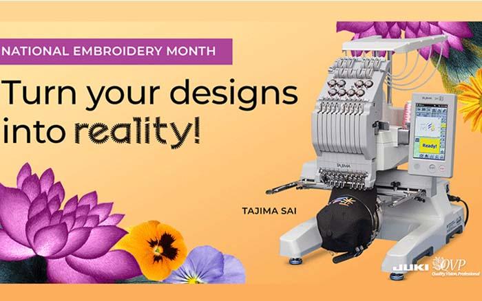 National Embroidery Month Promotion