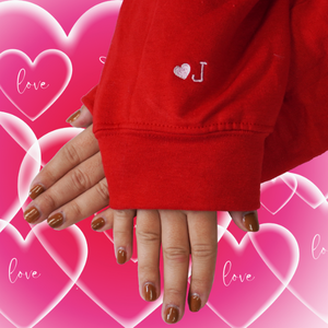 Embroidered Initial Sweater