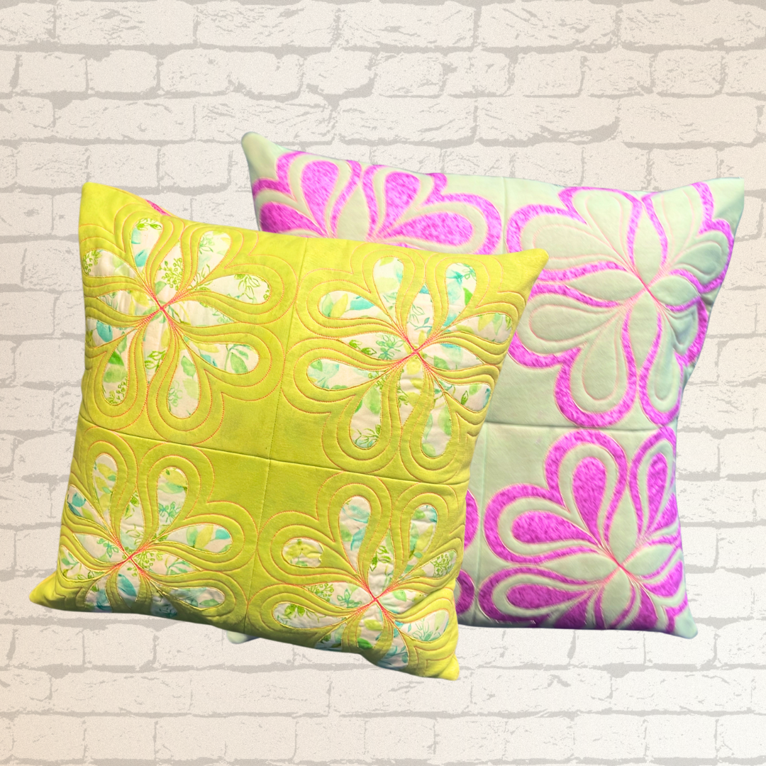 Reverse Applique Pillow Cover