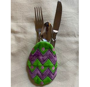 Easter Egg Silverware Holder